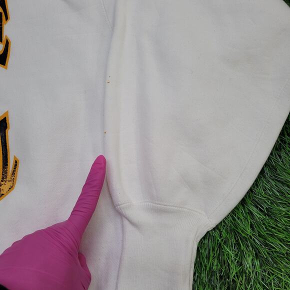 Vintage Burnsville High School Sweatshirt Large 23x25 USA Made 70s 80s - Picture 5 of 16